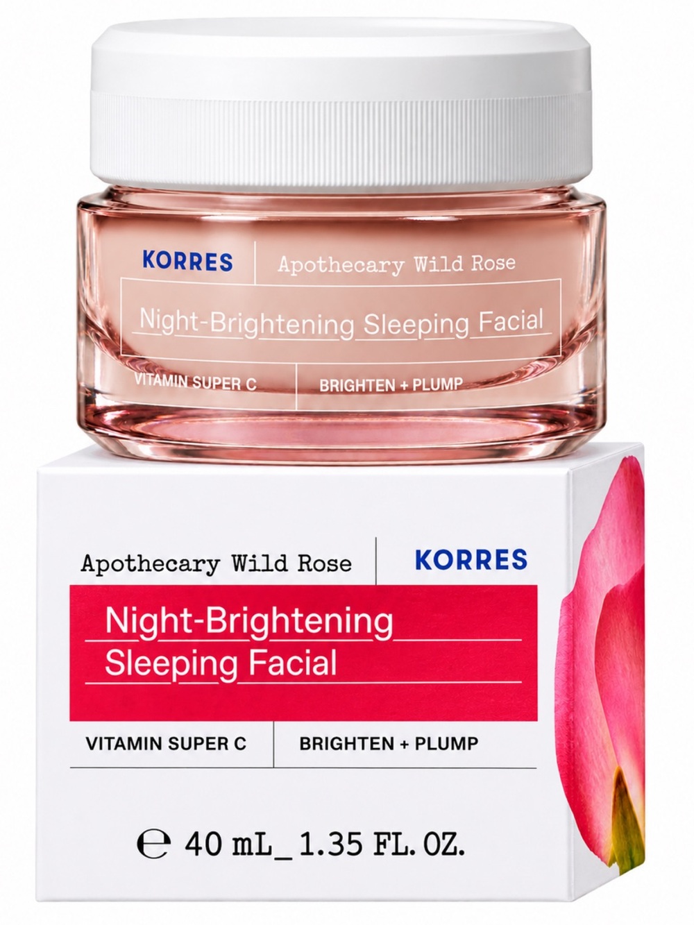 ✨ KORRES Apothecary Wild Rose Night-Brightening Sleeping Facial | SEALED NIB